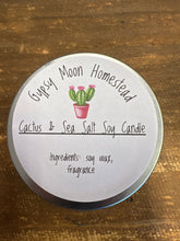 Load image into Gallery viewer, Cactus &amp; Sea Salt Soy Candle
