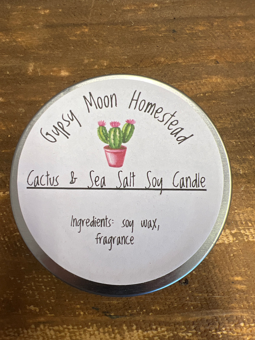 Cactus & Sea Salt Soy Candle