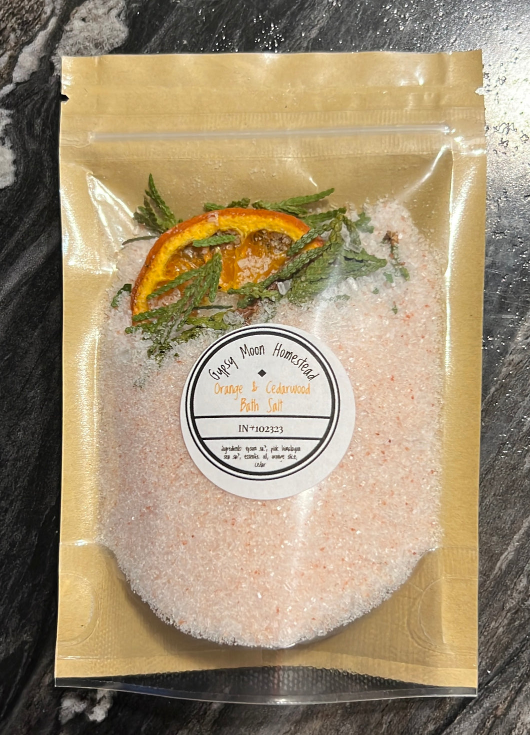Orange & Cedarwood Bath Salt